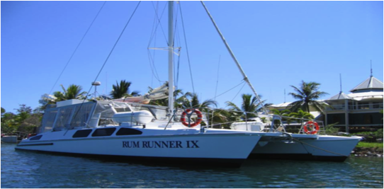 RUM RUNNER IX – 47′ Catamaran