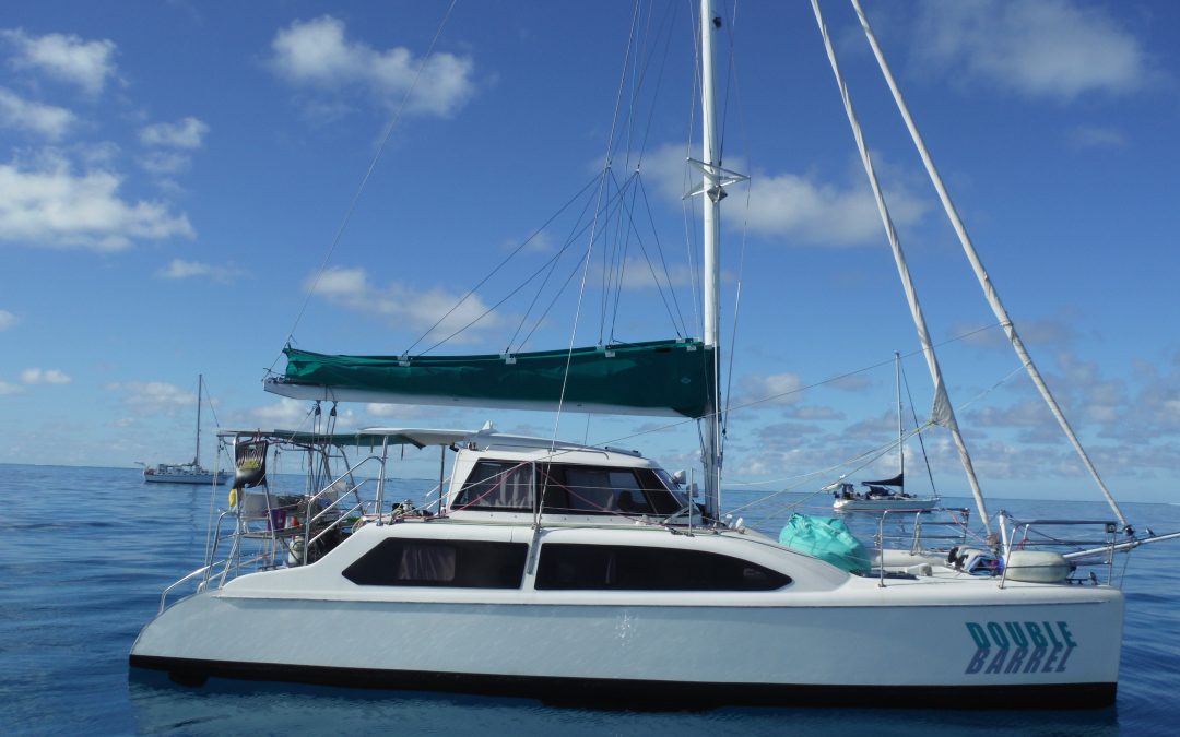 DOUBLE BARREL – 32′ Sailing Catamaran