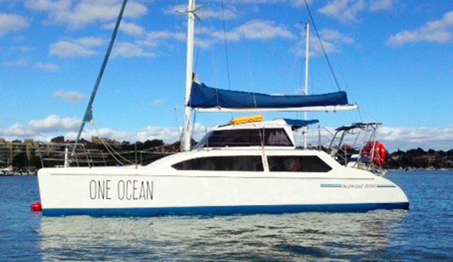 ONE OCEAN – 32’ Sailing Catamaran